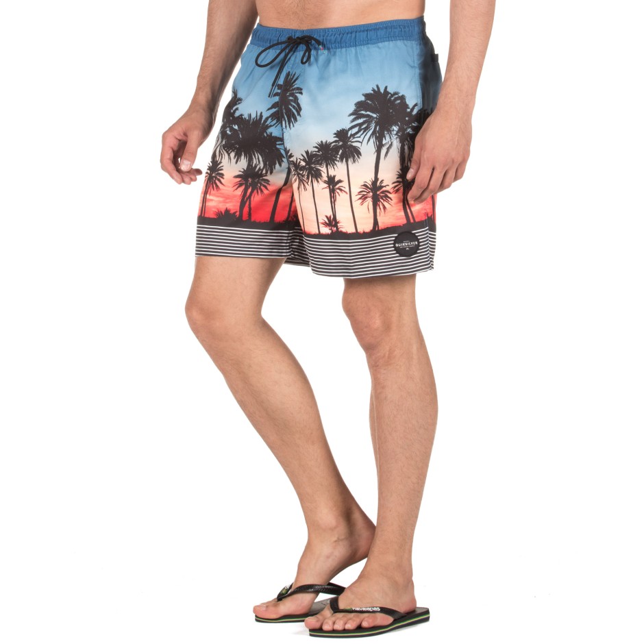 Short de bain Homme Vibes volley 16 BRICK RED - Quiksilver 01119