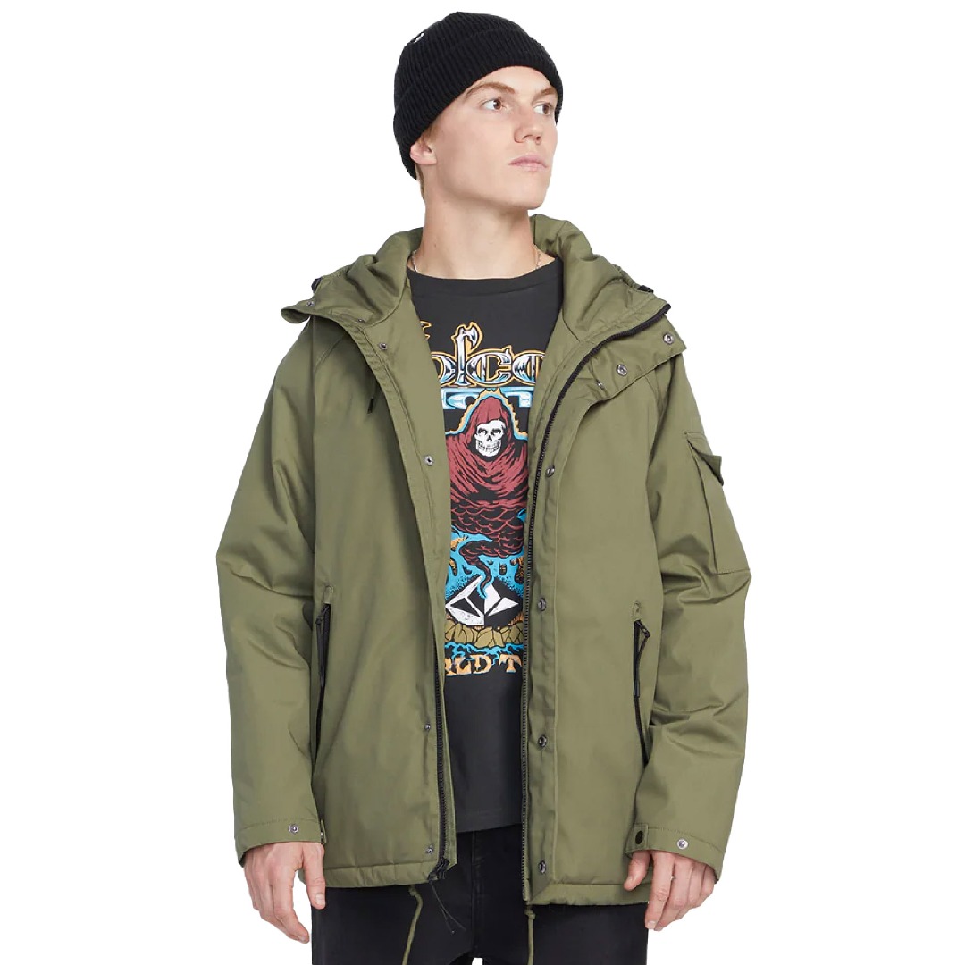 VOLCOM STOKE STONE II 5K JACKET A1732302-WMS Χακί