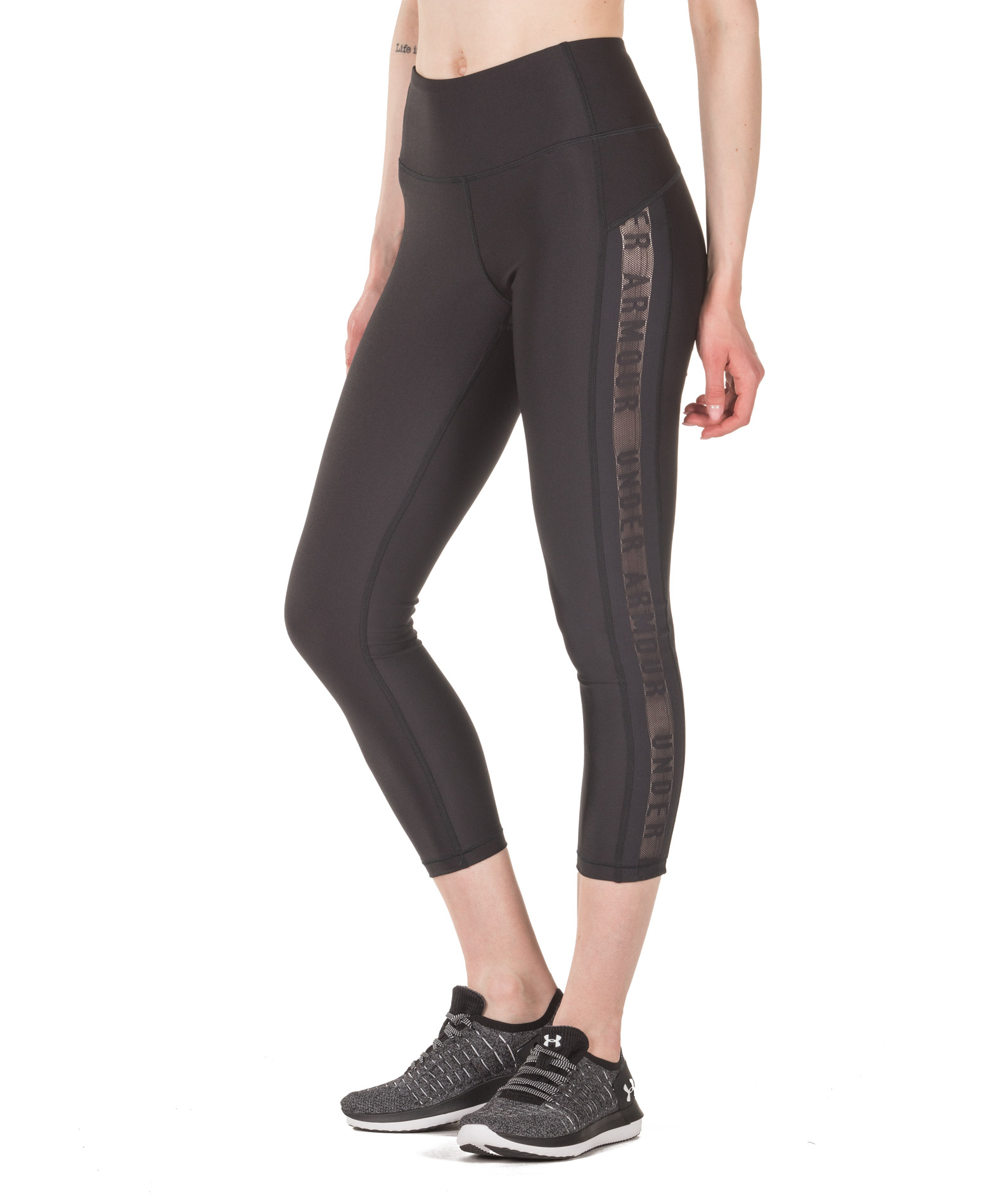 Under Armour HeatGear Armour Ankle Crop Branded Leggings - Women's