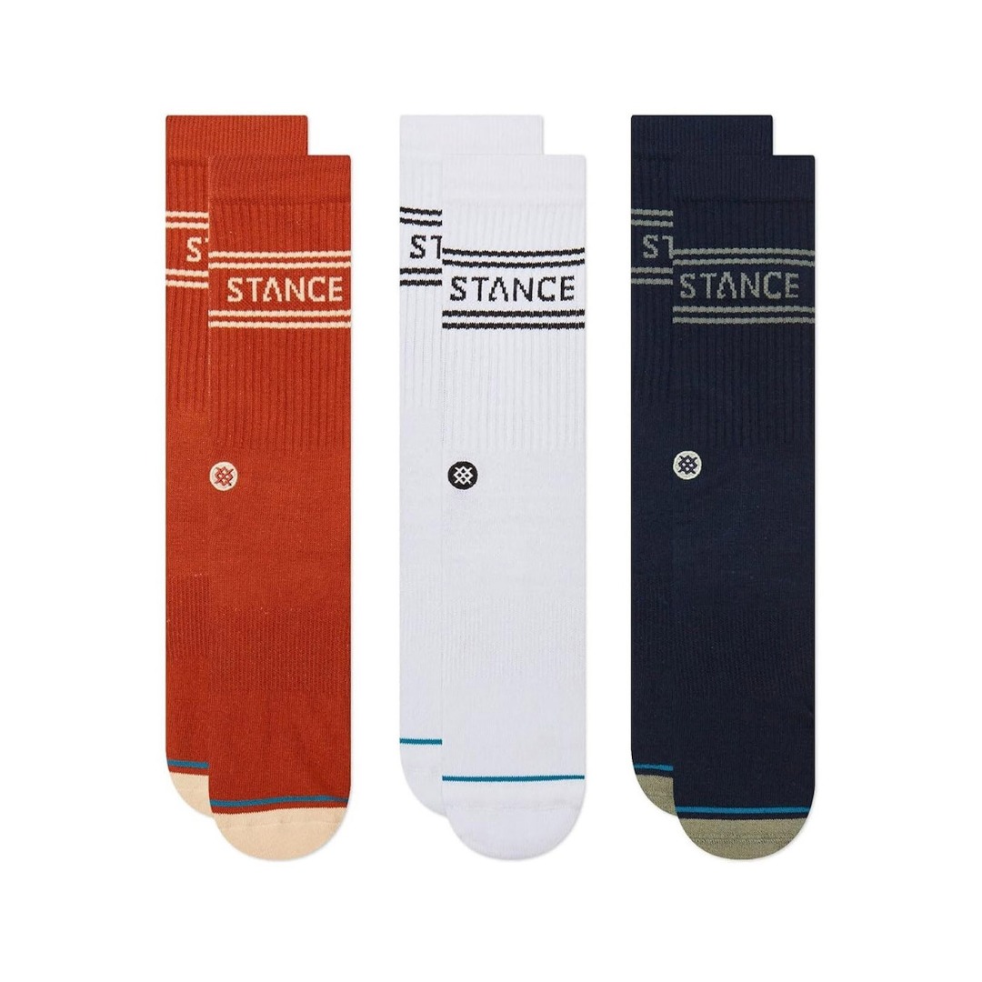 STANCE BASIC 3 PACK CREW A556D20SRO-IND Κόκκινο