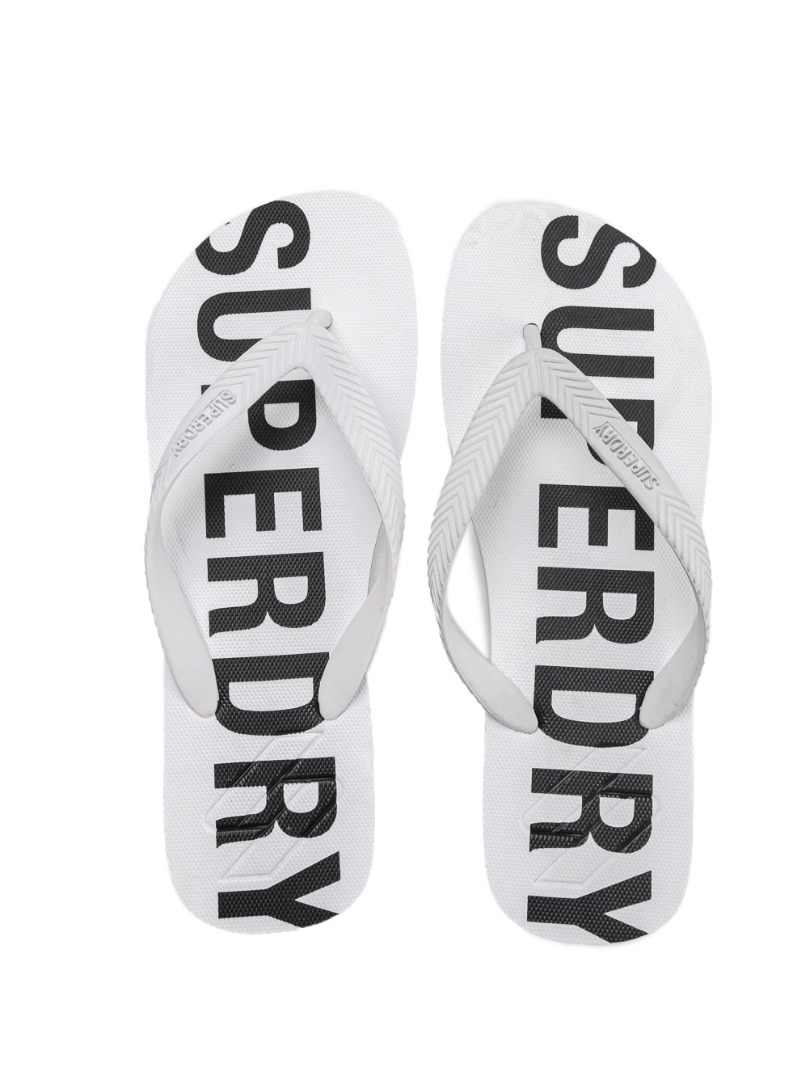 SUPERDRY SDCD CODE ESSENTIAL FLIP FLOP MF310186A-01C Λευκό