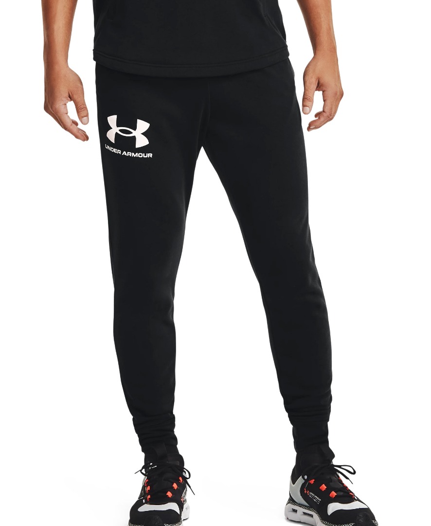 UNDER ARMOUR RIVAL TERRY JOGGER 1361642-001 Μαύρο