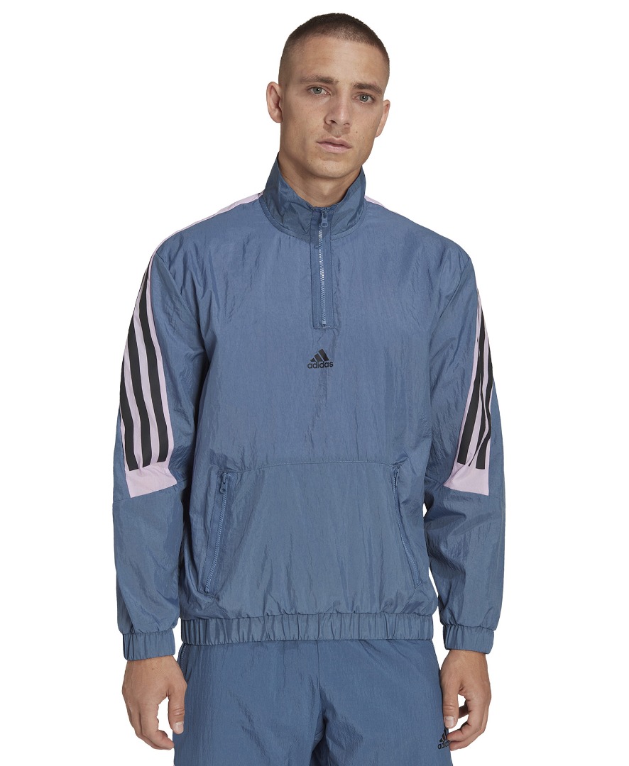 adidas Performance M FI WV 1/4-ZIP HK2145 Μπλε