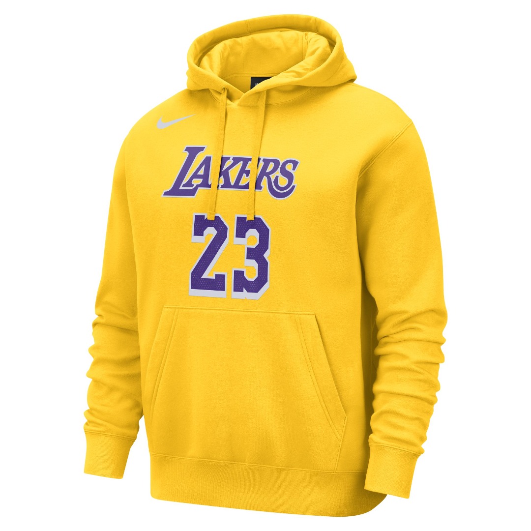 Nike NBA Los Angeles Lakers Club Ανδρικό Φούτερ με Κουκούλα (9000151524_70071)