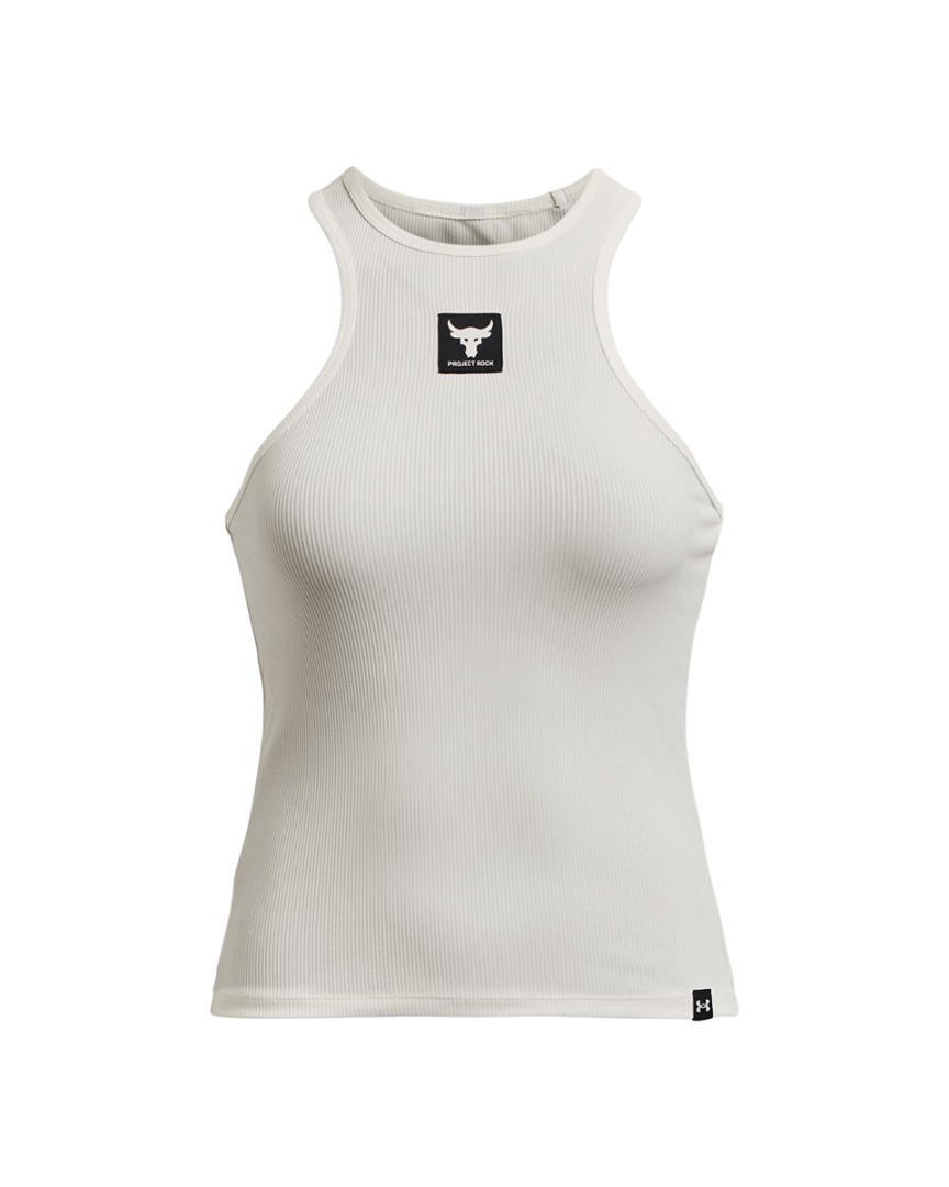  UNDER ARMOUR PROJECT ROCK RIB TANK 1373587-130 Εκρού 2025