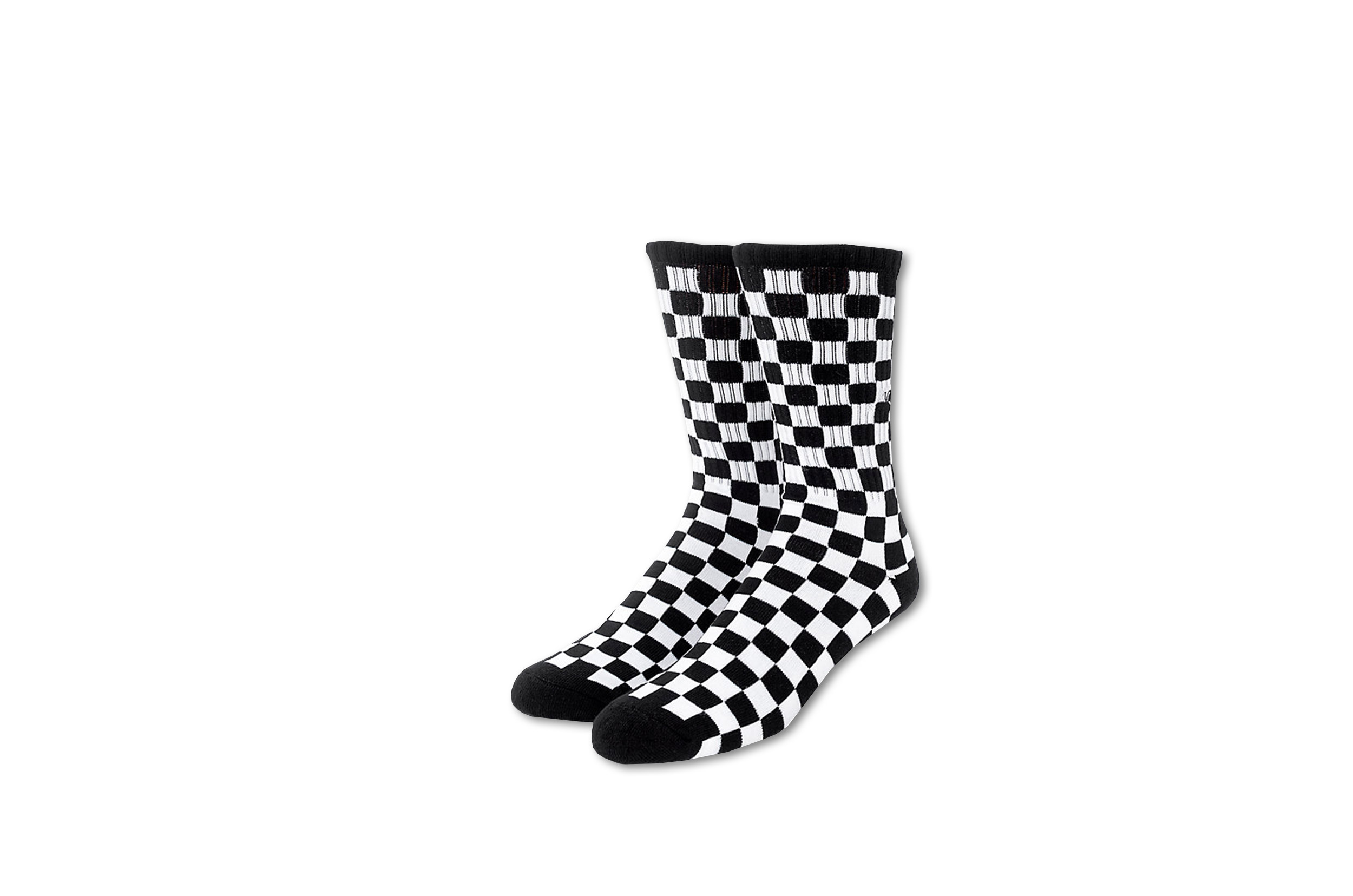 VANS CHECKERBOARD II CREW (9.5-13, 1P) VN0A3H3OHU0-HU0 Λευκό-Μαυρο